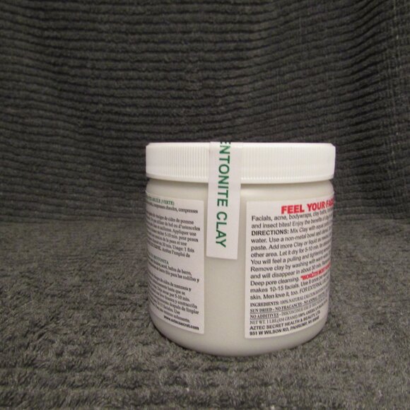 Aztec Secret Jar Indian Healing Clay 1 lb 454g Deep Pore Cleansing Facial Body - Picture 3 of 5